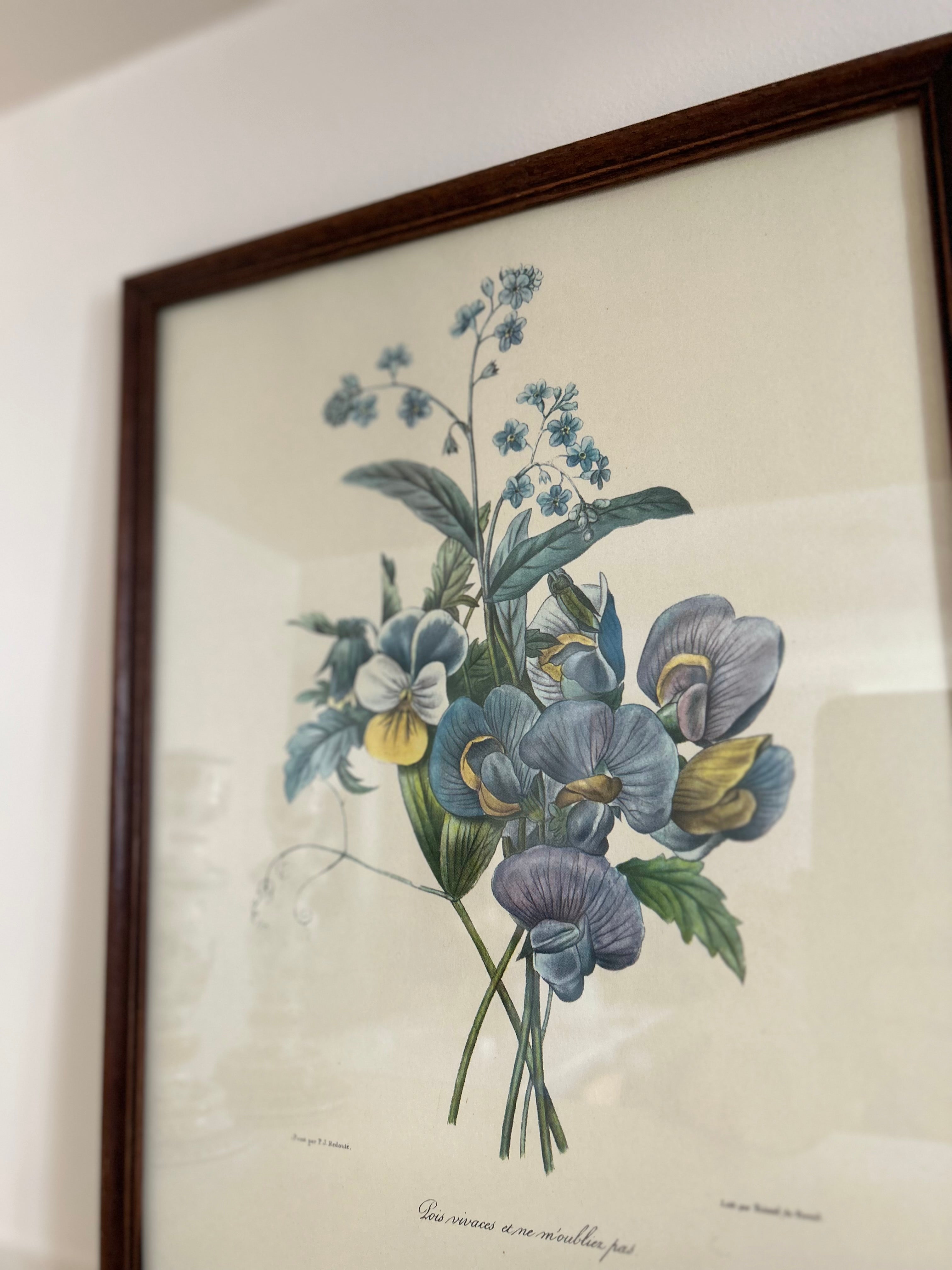 Lithographie florale